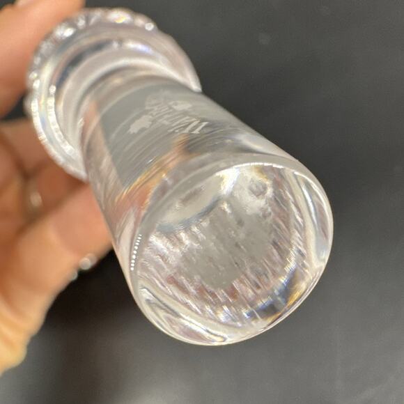 Waterford Crystal Wine Bottle Stopper, Pineapple Cut With Seahorse Sticker - Picture 7 of 9